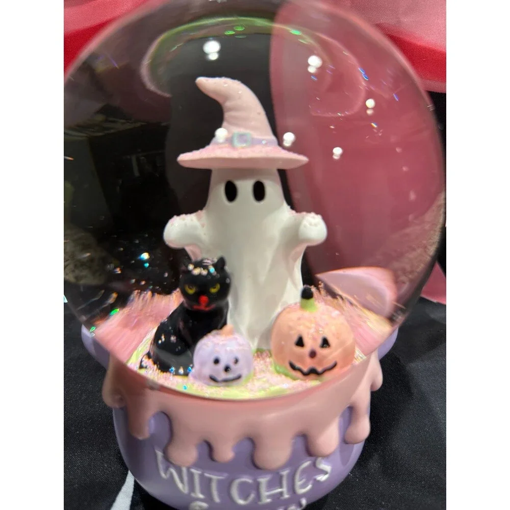 Summerween Witches Brew Drip Cauldron Snow Globe